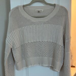 American Eagle Outfitters Women's Beige Knit Sweater